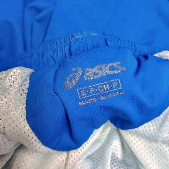 Asics Men Surge Warm Up Track Activewear Pants Blue - Picture 5 of 10